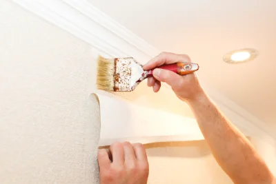 Pose de papier peint à Barr — revêtements muraux et toiles de verre